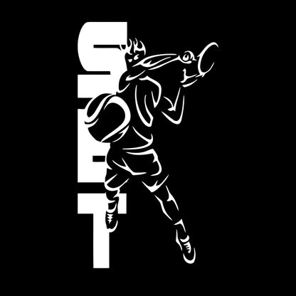 Wall Decals Pvc Sport Tennis Set Cool Equipped With Transfer Film Kit