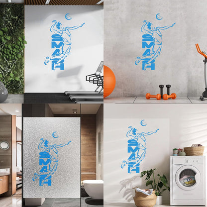 Volleyball Smash Beach Sport Wall Decals Paster Paper Art Mural Painting