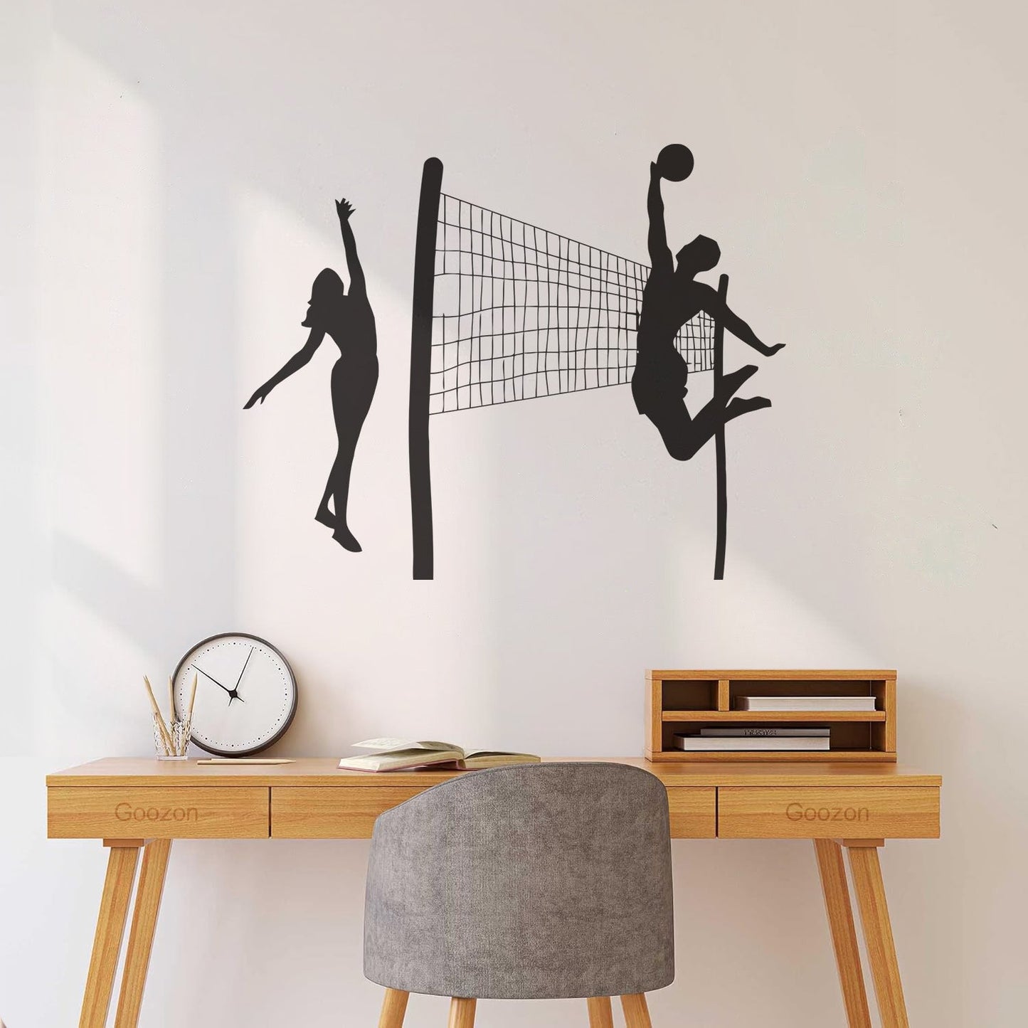 Engraving Decals Beach Volleyball Sports Leisure Relax Personalized Customization