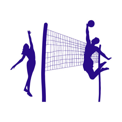 Engraving Decals Beach Volleyball Sports Leisure Relax Personalized Customization