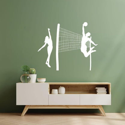 Engraving Decals Beach Volleyball Sports Leisure Relax Personalized Customization