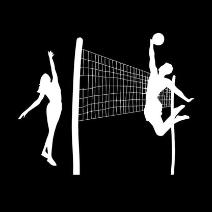 Engraving Decals Beach Volleyball Sports Leisure Relax Personalized Customization