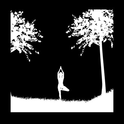 Mural And Wall Vinyl Decal Yin Yang Relaxation Yoga Sports Natural Health Beauty Can Modify And Add Information