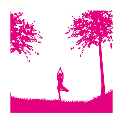 Mural And Wall Vinyl Decal Yin Yang Relaxation Yoga Sports Natural Health Beauty Can Modify And Add Information