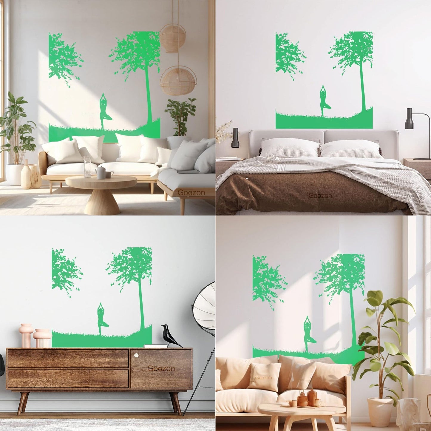 Mural And Wall Vinyl Decal Yin Yang Relaxation Yoga Sports Natural Health Beauty Can Modify And Add Information