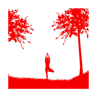 Mural And Wall Vinyl Decal Yin Yang Relaxation Yoga Sports Natural Health Beauty Can Modify And Add Information