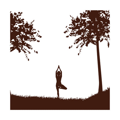 Mural And Wall Vinyl Decal Yin Yang Relaxation Yoga Sports Natural Health Beauty Can Modify And Add Information