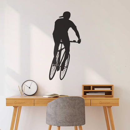 Cyclists Athlete Sport Speed Bicycle Wall Stickers Paster Paper Art Decoration