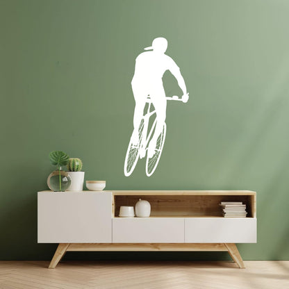 Cyclists Athlete Sport Speed Bicycle Wall Stickers Paster Paper Art Decoration