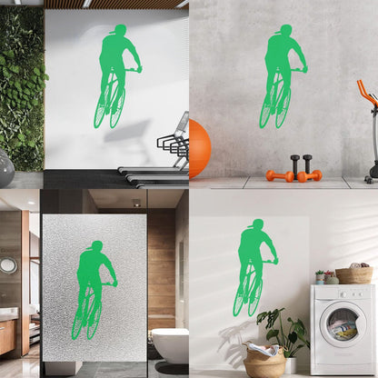 Cyclists Athlete Sport Speed Bicycle Wall Stickers Paster Paper Art Decoration