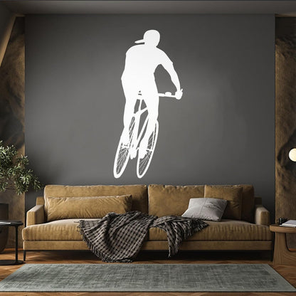 Cyclists Athlete Sport Speed Bicycle Wall Stickers Paster Paper Art Decoration