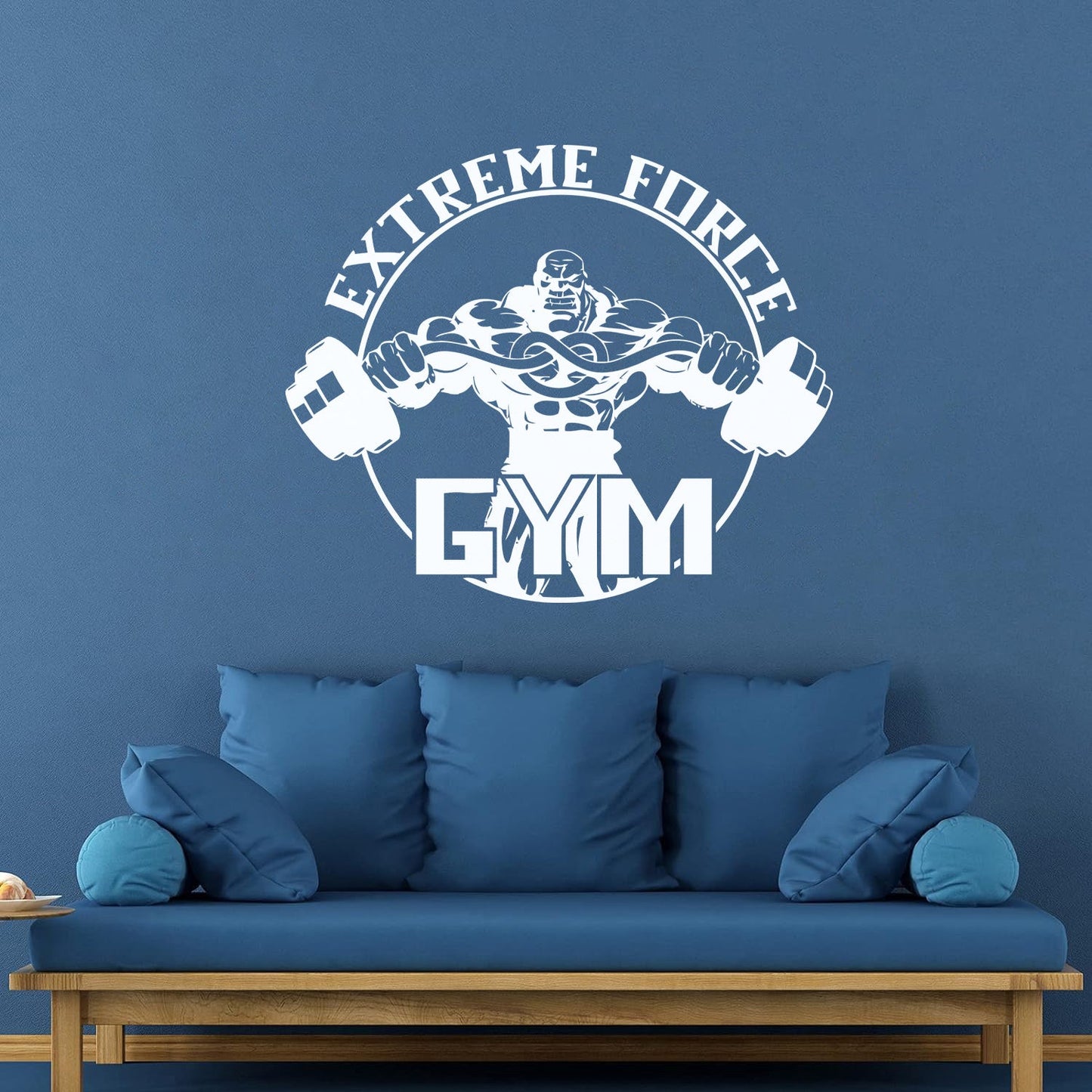 Fine Carving Stickers Gymnastics Extreme Force Bodybuilding Fitnesscenter Sport Car Body Decoration