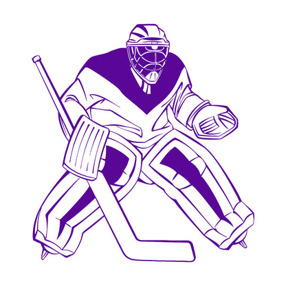 Lettering Stickers Hockey Goalkeeper Winter Sport Home Do Not Damage The Wall Surface