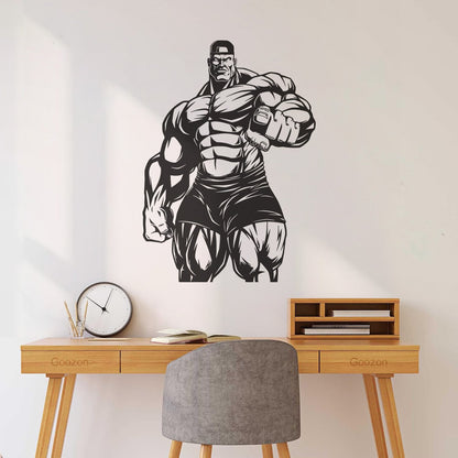 Engraving Decals Bodybuilding Bodybuilder Iron Sport Home Multiple Size Options