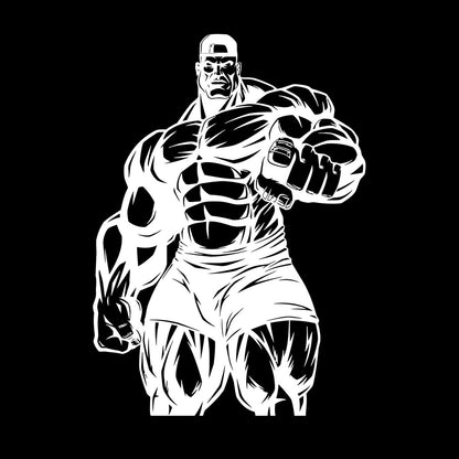 Engraving Decals Bodybuilding Bodybuilder Iron Sport Home Multiple Size Options