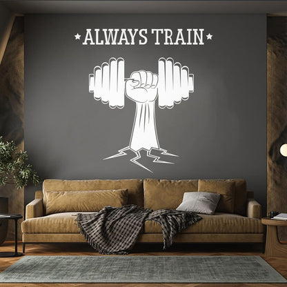Fitnesscenter Bodybuilding Sport Dumbell Home Wall Vinyl Sticker Decor Personalized Customization