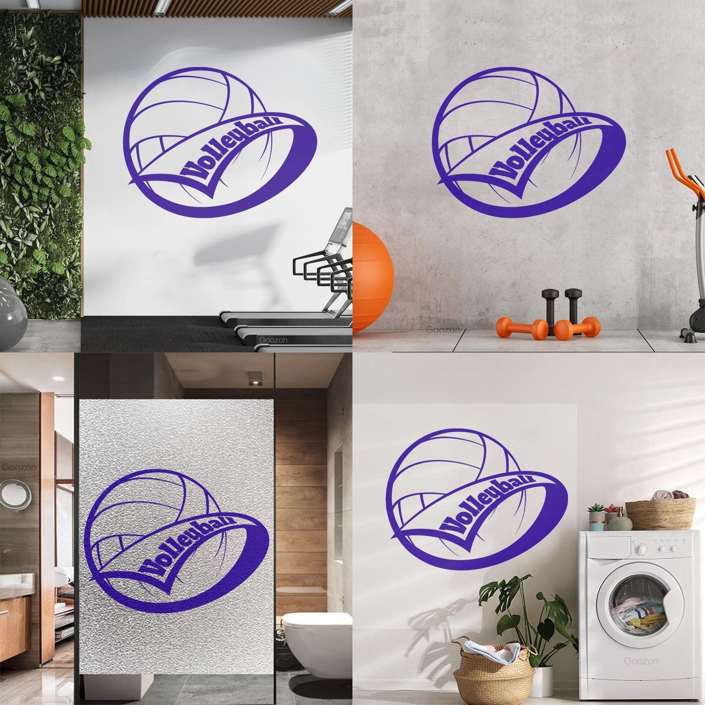 Wall Stickers Volleyball Ball Sport Home Art Decoration