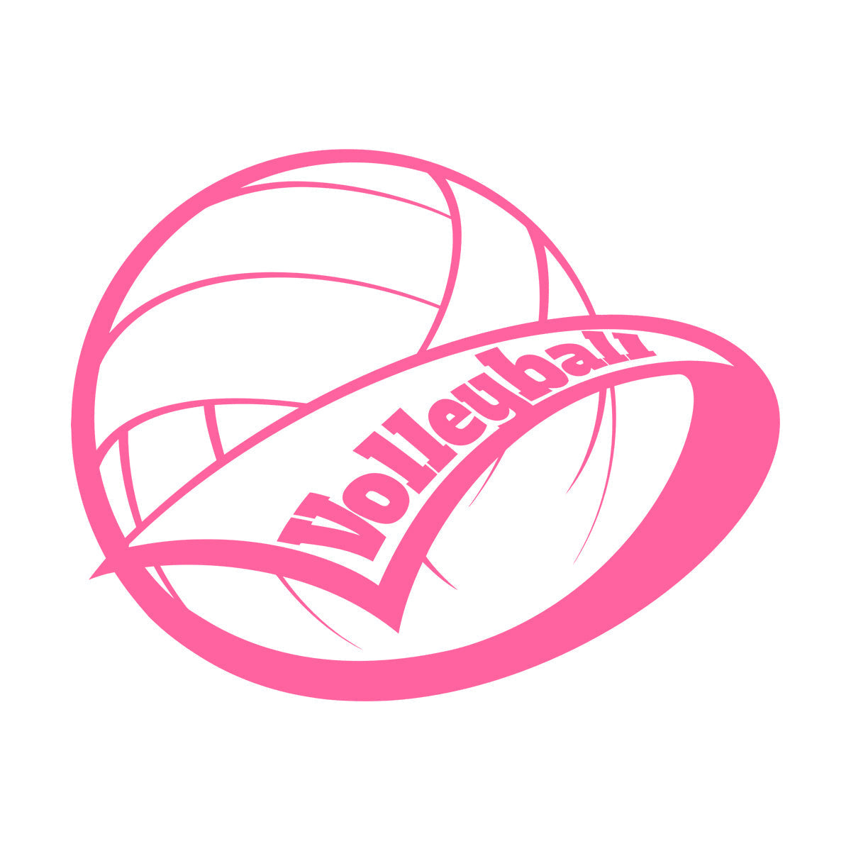 Wall Stickers Volleyball Ball Sport Home Art Decoration