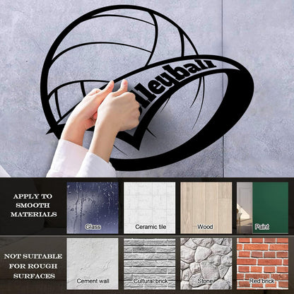 Wall Stickers Volleyball Ball Sport Home Art Decoration