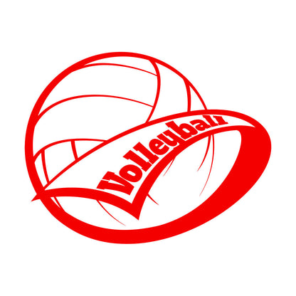 Wall Stickers Volleyball Ball Sport Home Art Decoration
