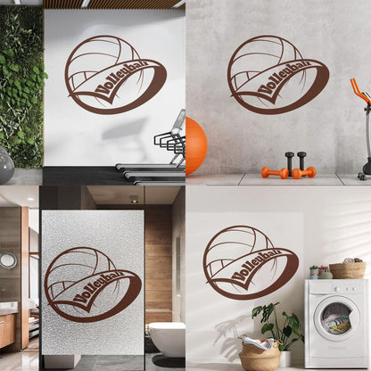 Wall Stickers Volleyball Ball Sport Home Art Decoration