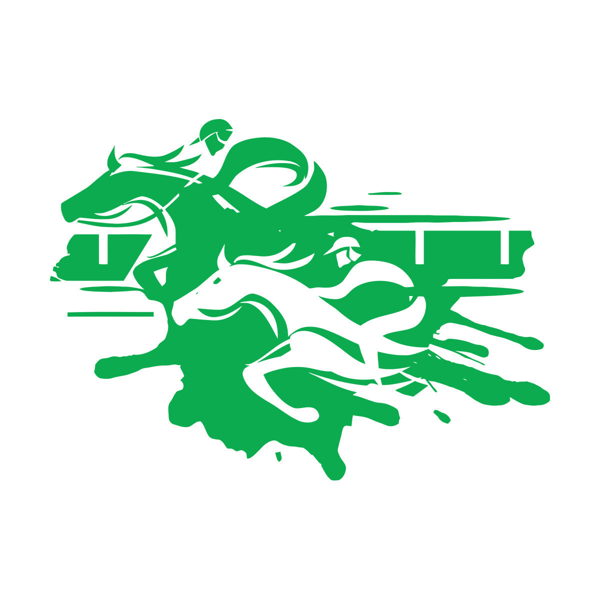 Fine Carving Decals Jockey Steeplechase Horse Racing Home Wall Beautification