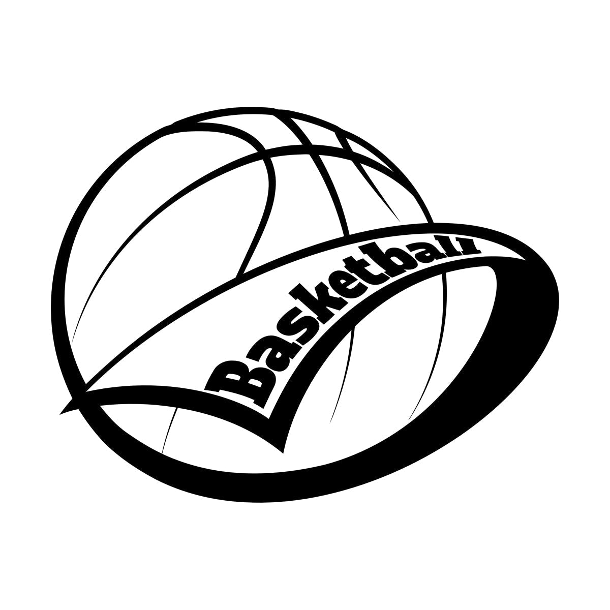 Sport Basketball Ball Entertainment Home Vinyl Art Sticker Car Body Decoration