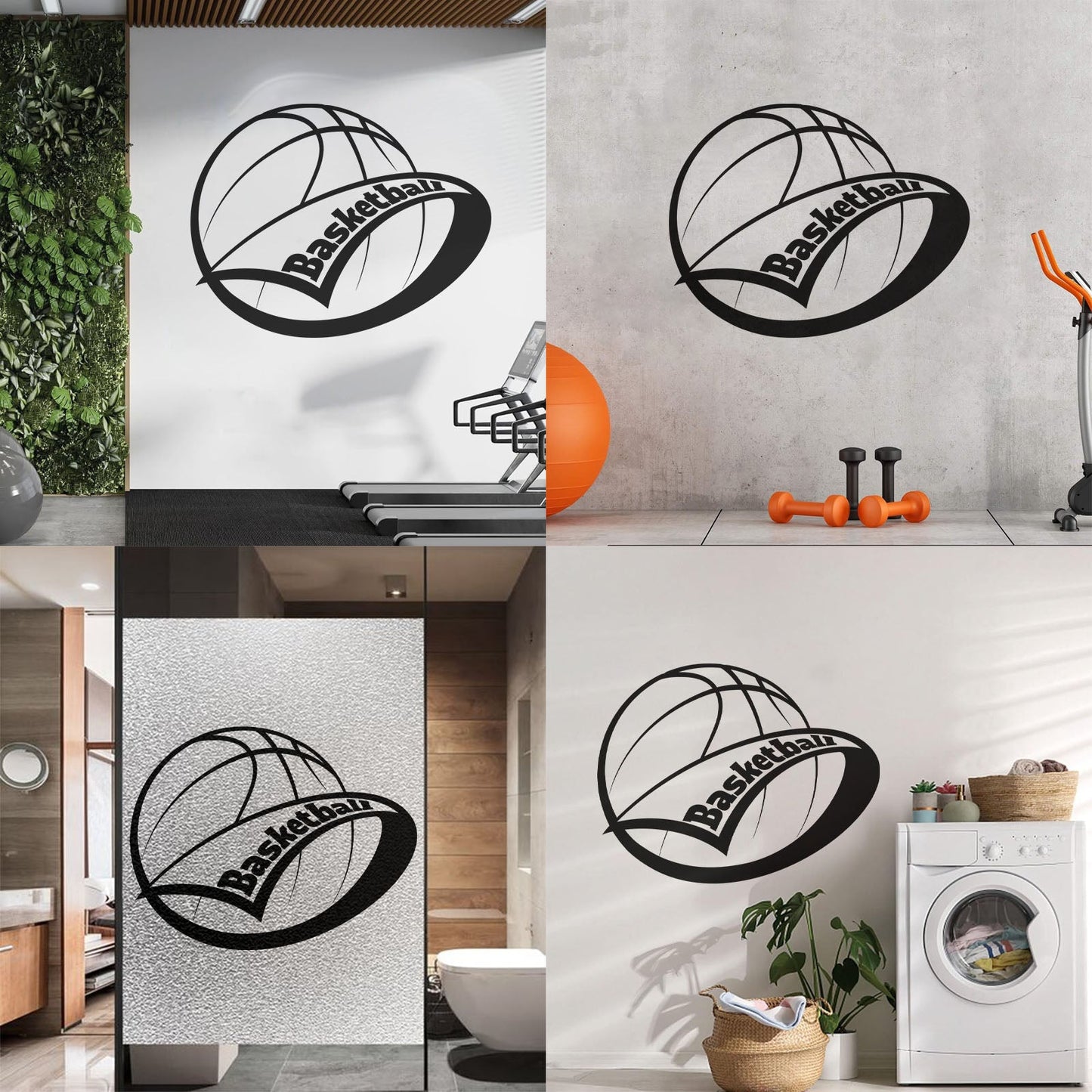 Sport Basketball Ball Entertainment Home Vinyl Art Sticker Car Body Decoration