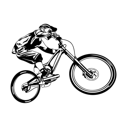 Wall Decals Pvc Bmx Bike Bicycle Sport Cool Store Decoration
