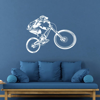 Wall Decals Pvc Bmx Bike Bicycle Sport Cool Store Decoration