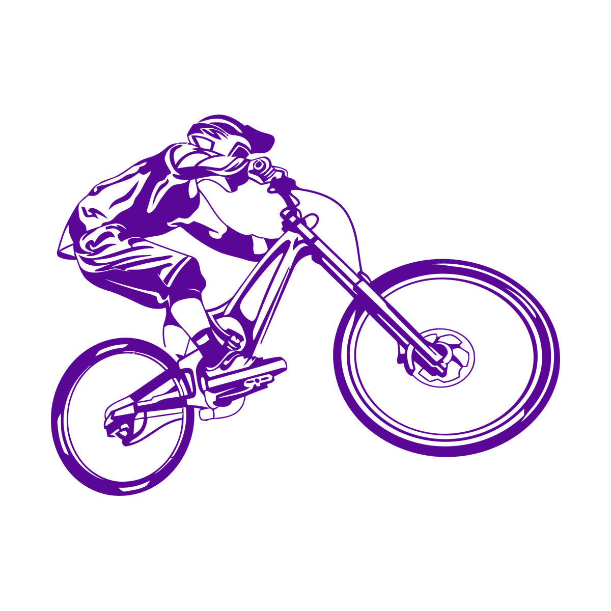 Wall Decals Pvc Bmx Bike Bicycle Sport Cool Store Decoration
