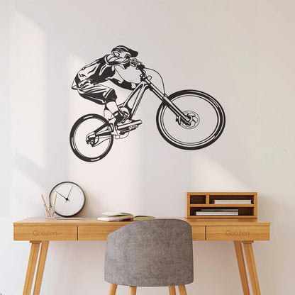 Wall Decals Pvc Bmx Bike Bicycle Sport Cool Store Decoration