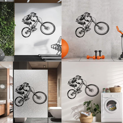 Wall Decals Pvc Bmx Bike Bicycle Sport Cool Store Decoration