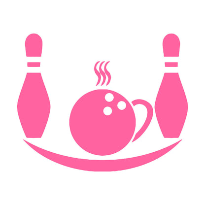 Lettering Stickers Bowling Center Skittles Tenpins Gambling Sport Tattoo Culture