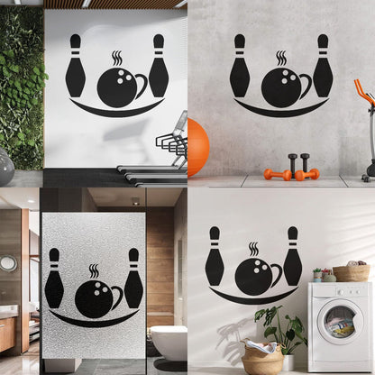 Lettering Stickers Bowling Center Skittles Tenpins Gambling Sport Tattoo Culture