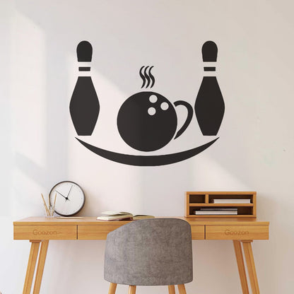 Lettering Stickers Bowling Center Skittles Tenpins Gambling Sport Tattoo Culture