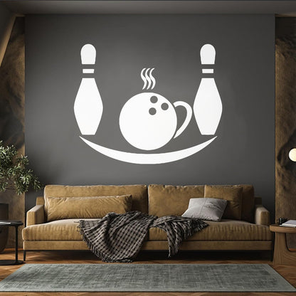 Lettering Stickers Bowling Center Skittles Tenpins Gambling Sport Tattoo Culture