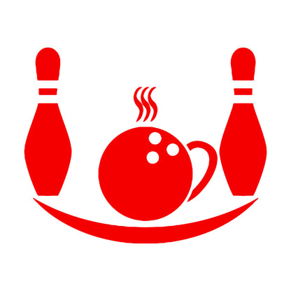 Lettering Stickers Bowling Center Skittles Tenpins Gambling Sport Tattoo Culture