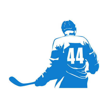Vinyl Wall Stickers Make Your Own Custom Hockey Player Winter Sport Self Adhesive