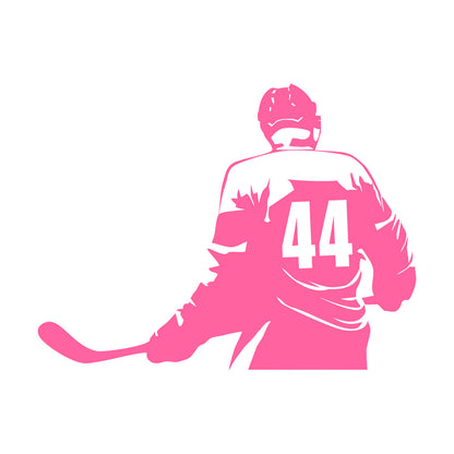 Vinyl Wall Stickers Make Your Own Custom Hockey Player Winter Sport Self Adhesive