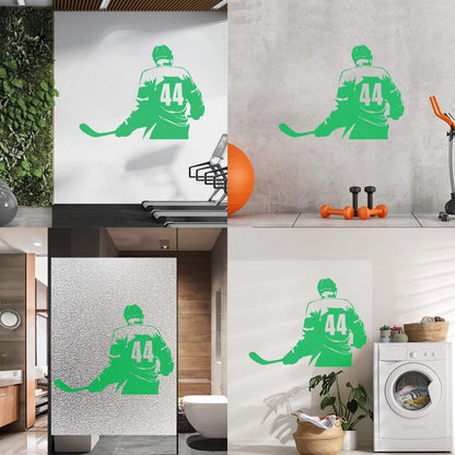 Vinyl Wall Stickers Make Your Own Custom Hockey Player Winter Sport Self Adhesive