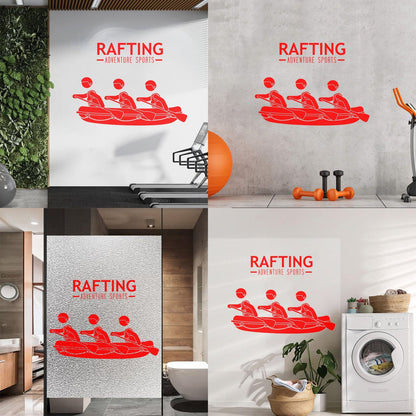 Extreme Adventure Water Sports Rafting Wall Decals Do Not Damage The Wall Surface