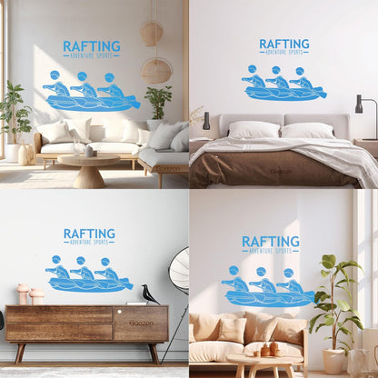 Extreme Adventure Water Sports Rafting Wall Decals Do Not Damage The Wall Surface