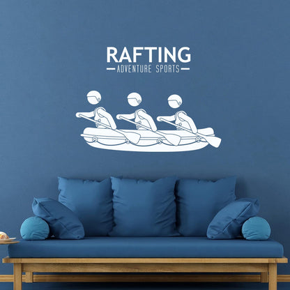 Extreme Adventure Water Sports Rafting Wall Decals Do Not Damage The Wall Surface