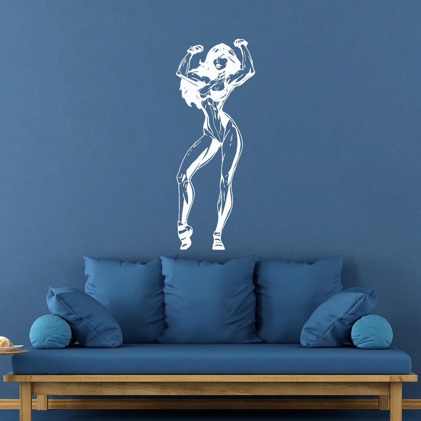 Vinyl Wall Decals Fit Girl Swimsuit Fitnesscenter Center Logo Gymnastics Multi Color Selection