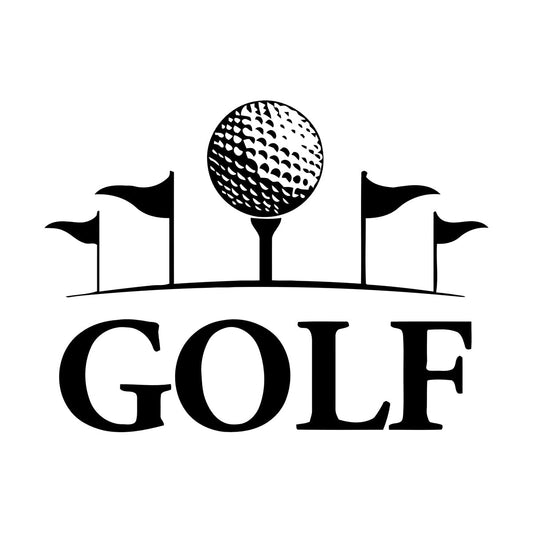 Wall Stickers Paster Paper Golf Club English Sport Hobbies Art Mural Painting