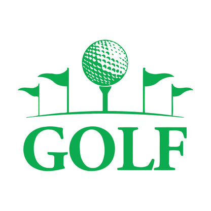 Wall Stickers Paster Paper Golf Club English Sport Hobbies Art Mural Painting