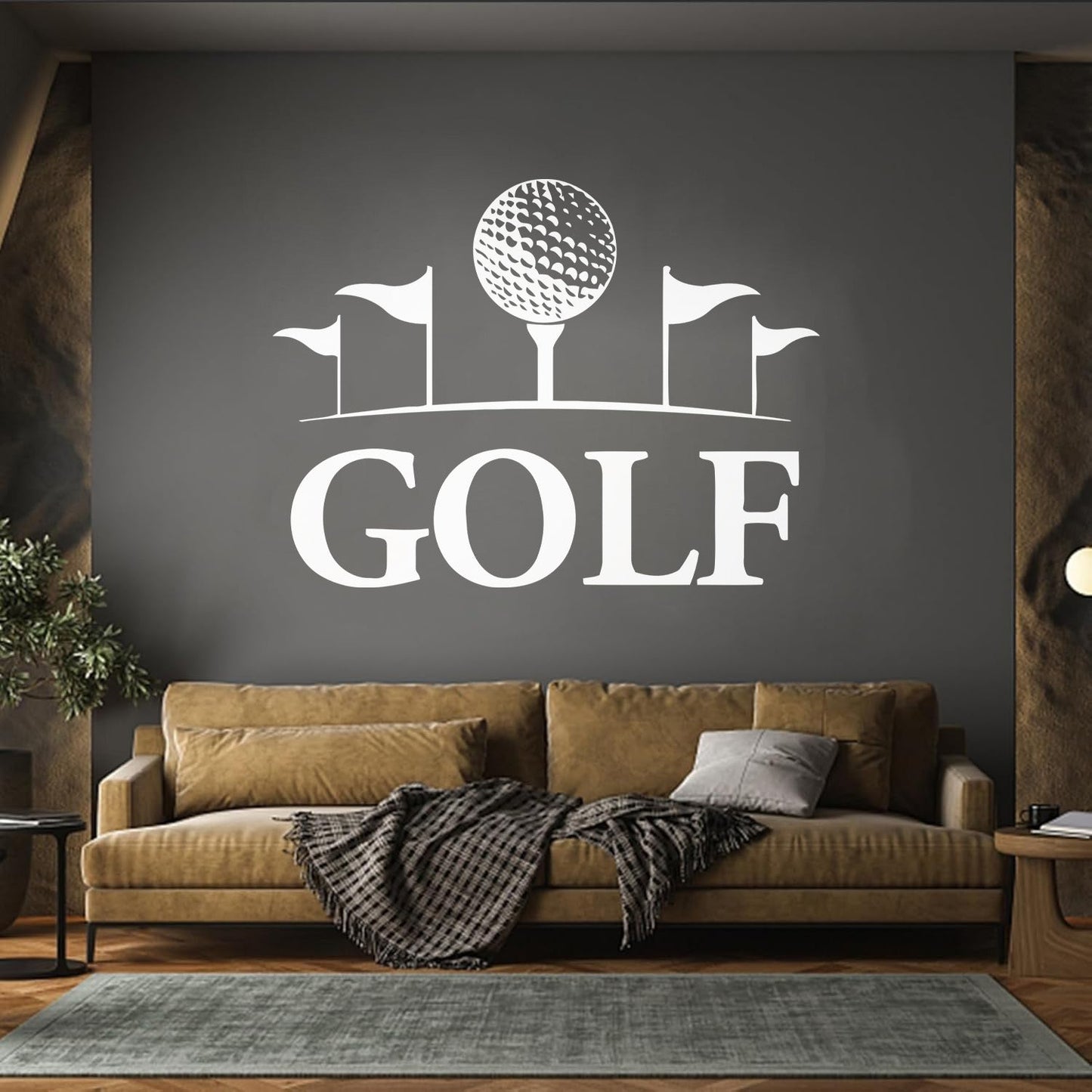 Wall Stickers Paster Paper Golf Club English Sport Hobbies Art Mural Painting