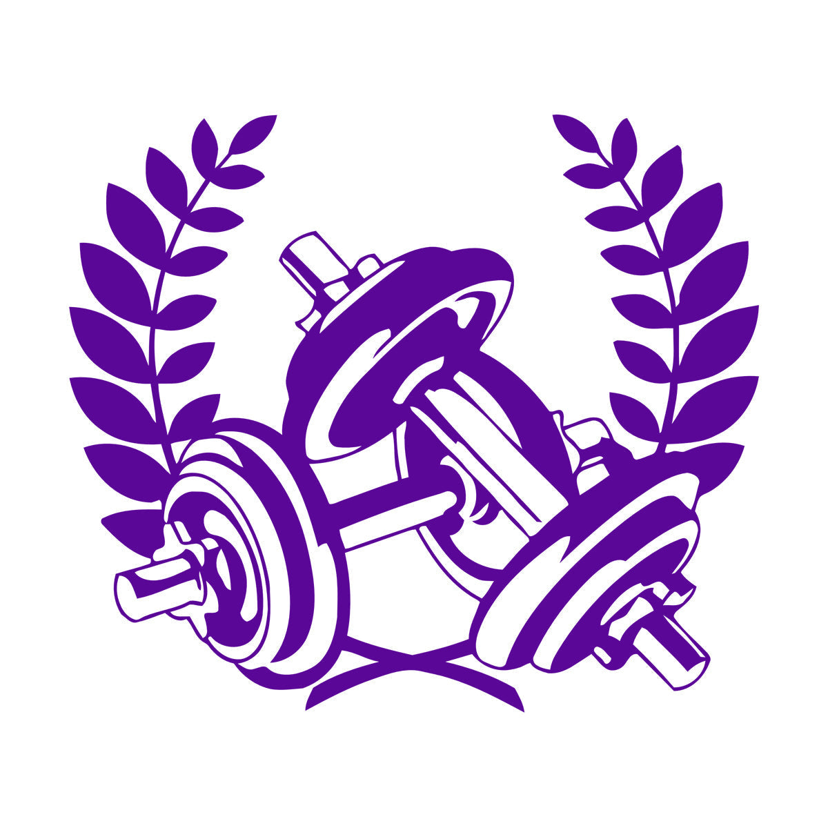 Gymnastics Fitnesscenter Sports Dumbbells Bodybuilding Fine Carving Stickers Waterproof