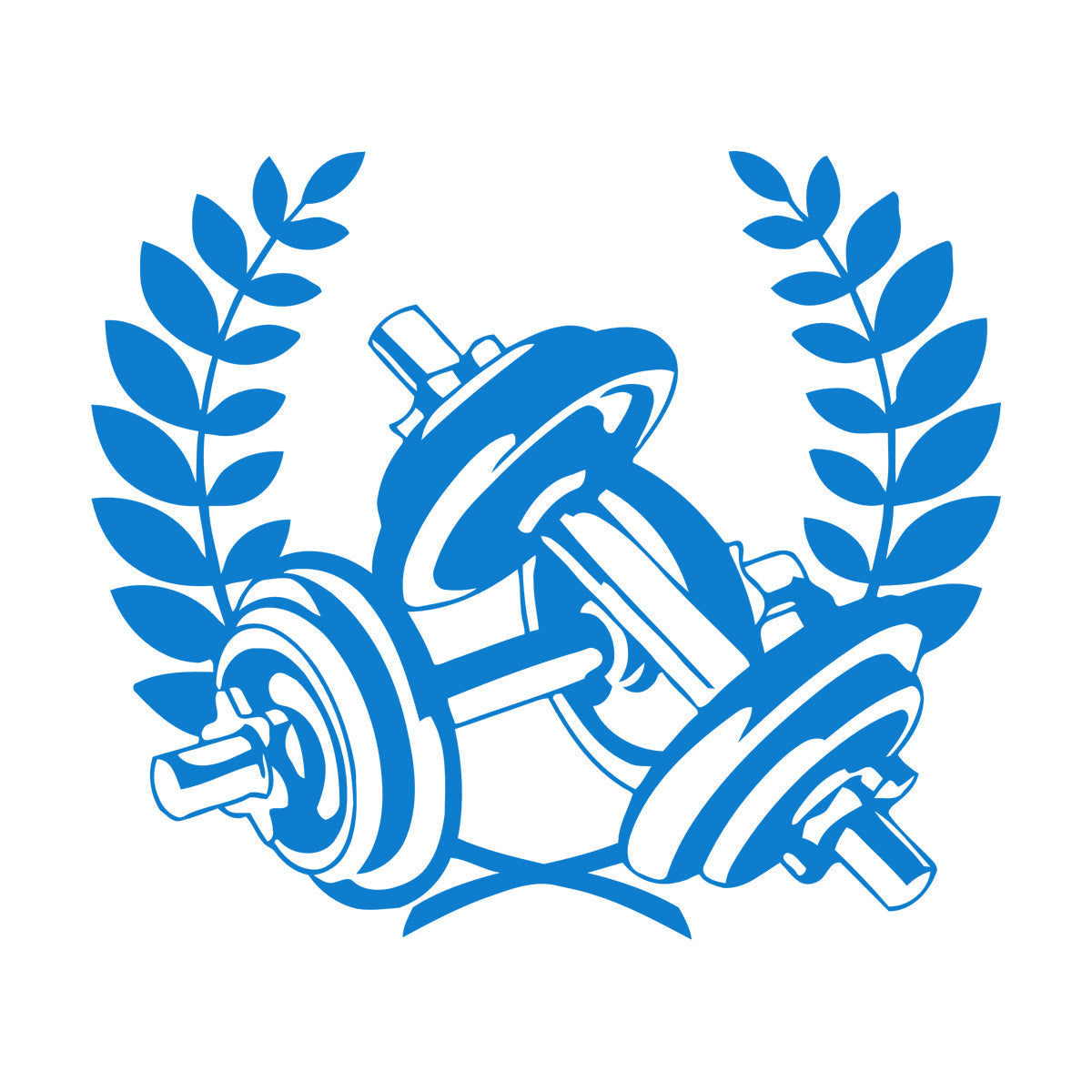 Gymnastics Fitnesscenter Sports Dumbbells Bodybuilding Fine Carving Stickers Waterproof